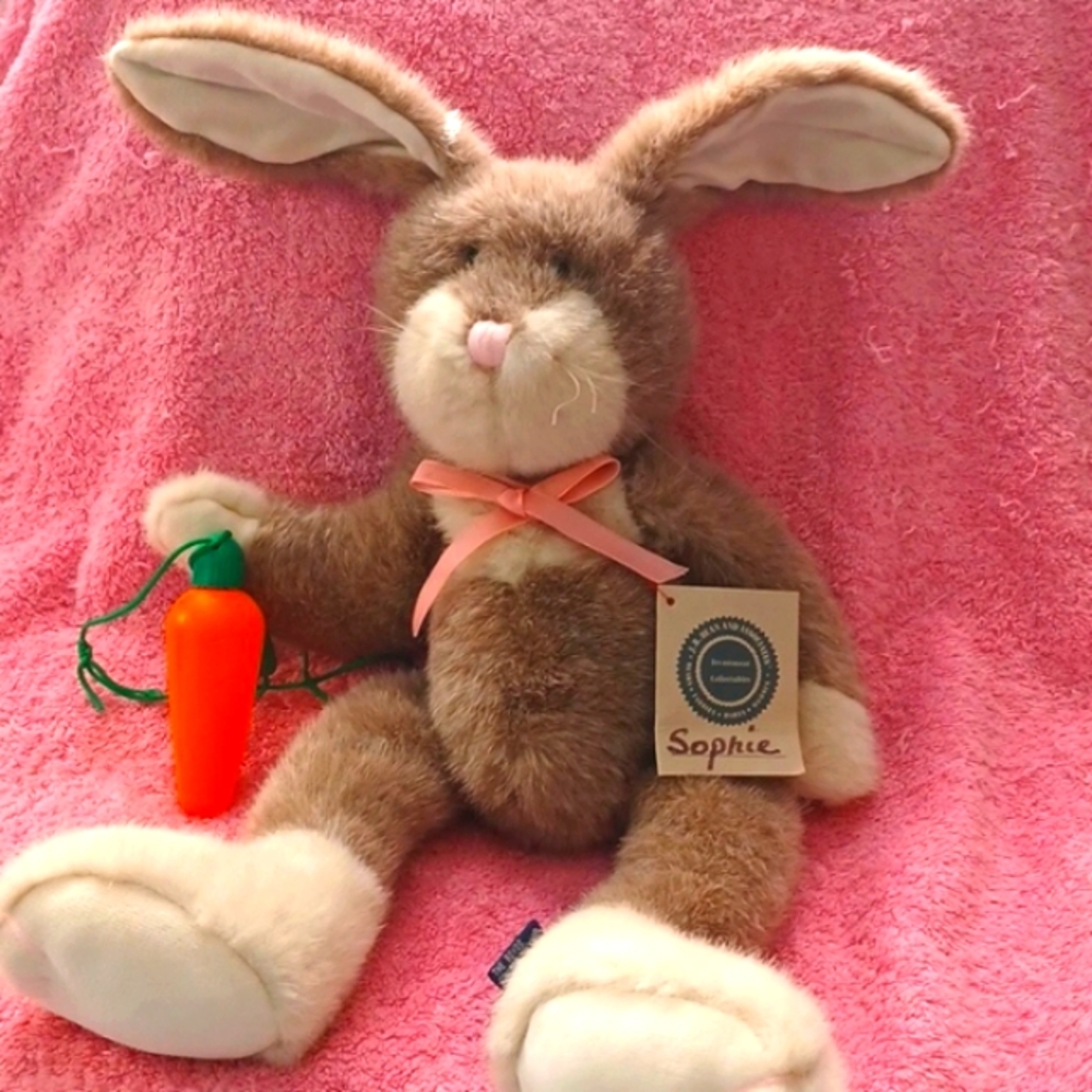 Bunny Stuffed Animal Plush Toy - Bunny JB Bean Brand Made in USA